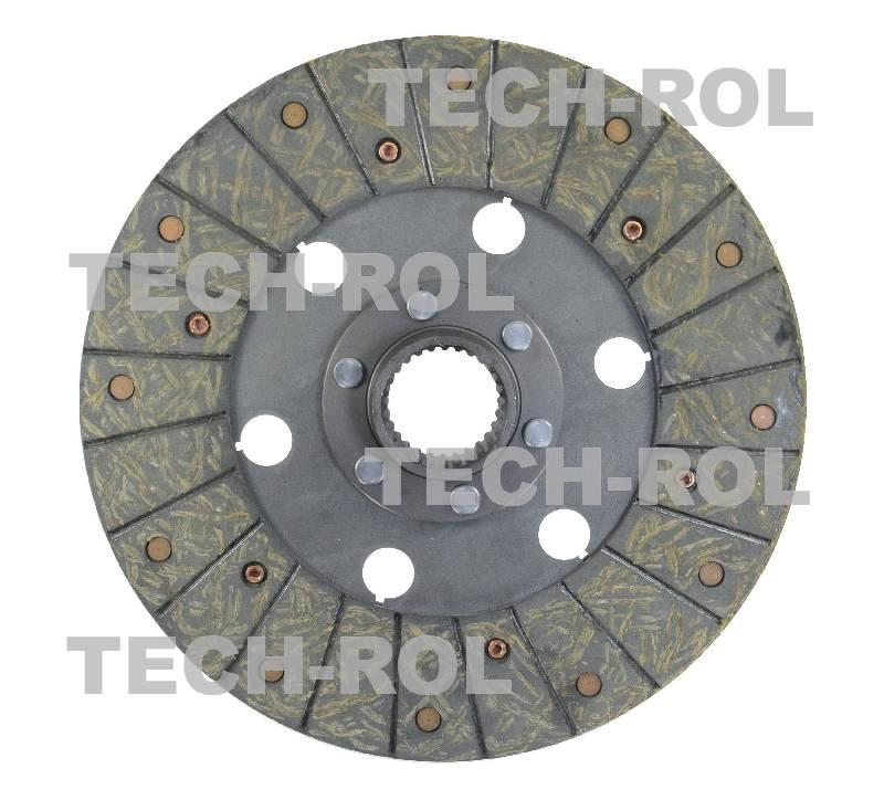 Tarcza sprzęgła 2-stopnia fi-280 mm 28 frezów okładzina pleciona pasuje