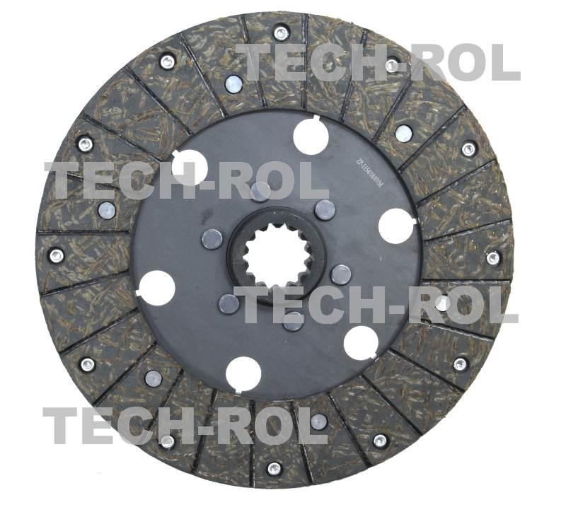 Tarcza sprzęgła fi-275 mm 14 frezów okładzina pleciona pasuje do T-25