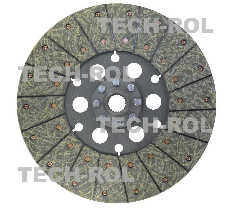 Tarcza sprzęgła fi-380 mm 22 frezy okładzina pleciona pasuje do Ursus