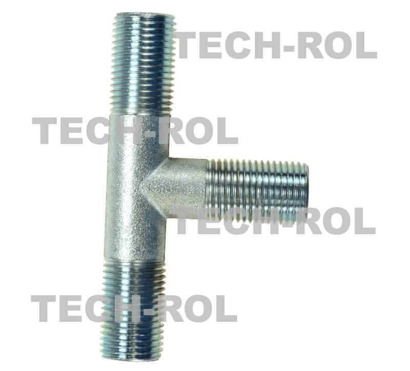 Trójnik hydrauliczny gwint metryczny 1,5x1,5x1,5 długi BBB16x16x16 APARTS