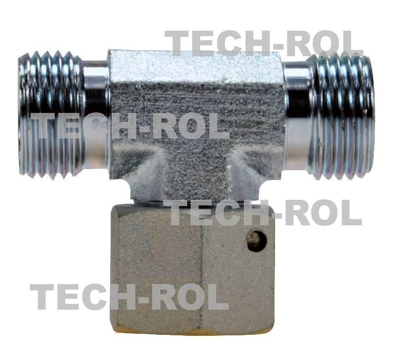 Trójnik hydrauliczny gwint metryczny 1,5x1,5x1,5 BAB18x18x18 APARTS 2szt