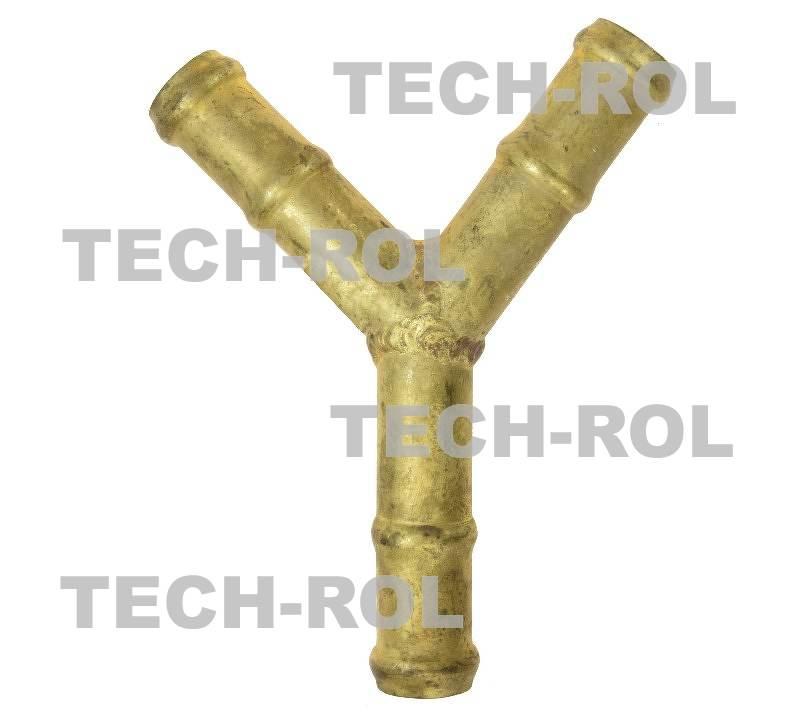 Trójnik mosiężny 3 x fi-25 mm Opryskiwacz 4027000100 Produkt krajowy
