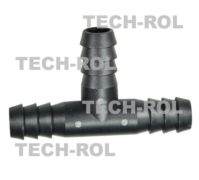 Trójnik plastikowy 3 x fi-12,5 mm węża Opryskiwacz 4027101000 Agroplast