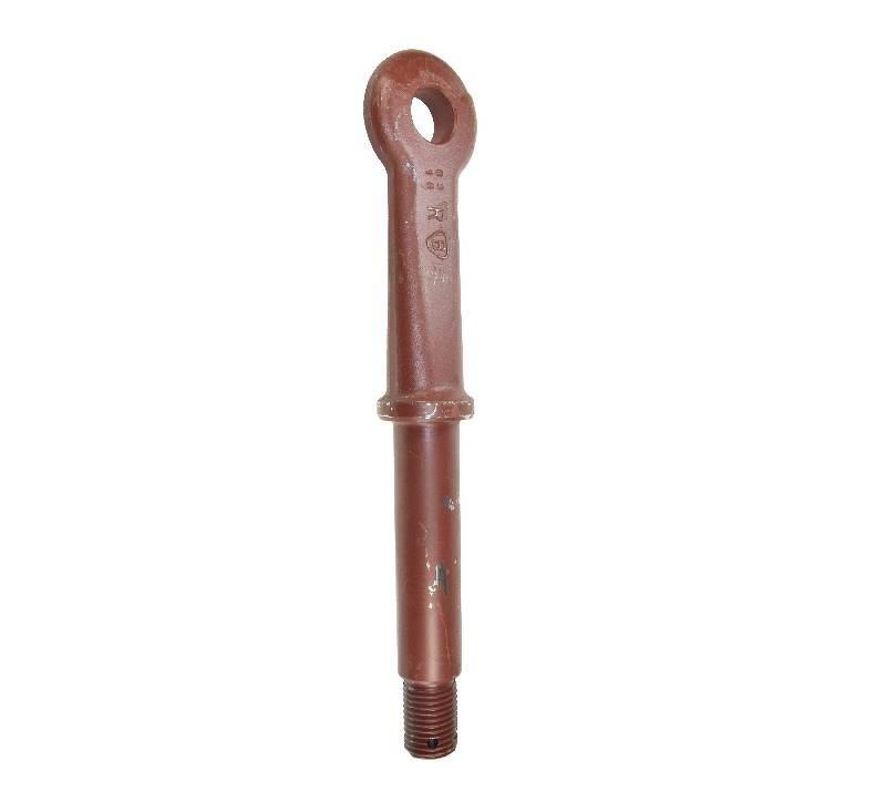 Ucho dyszla przyczepy gwint M42x4,5 długość L-530 mm średnica otworu 40