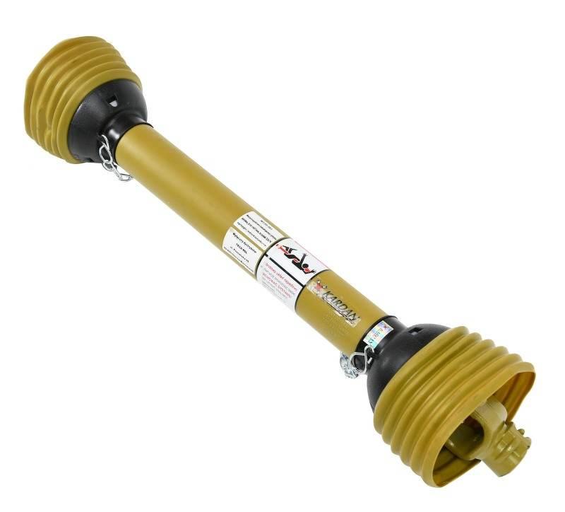 Wał przegubowo teleskopowy cytryna 695Nm 810-1407mm krzyżak 32x76