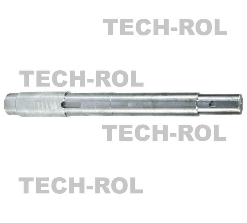 Wałek poziomy przekładni prawej Rozsiewacz RCW-3 0503030031 Rolmus