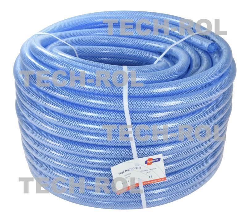 Wąż techniczny niebieski fi-12,5x3mm 20 bar opakowanie 50 metrów do