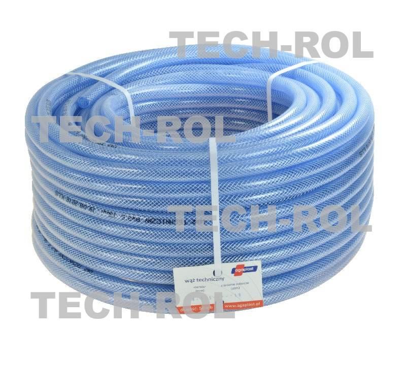 Wąż techniczny niebieski fi-8x2,5mm 19 bar opakowanie 50 metrów Agaplast
