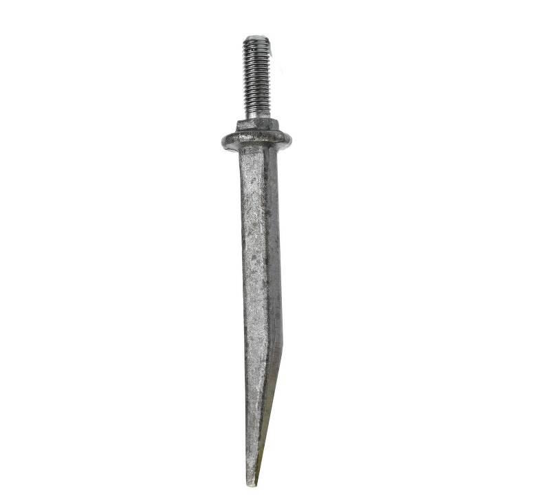Ząb brony kuty prosty M12 podsadzenie łezka rozmiar P14x150 mm pasuje do