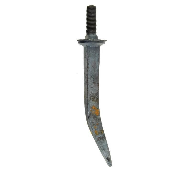 Ząb brony kuty podgięty M16 podsadzenie kwadrat rozmiar Z20x210 mm pasuje