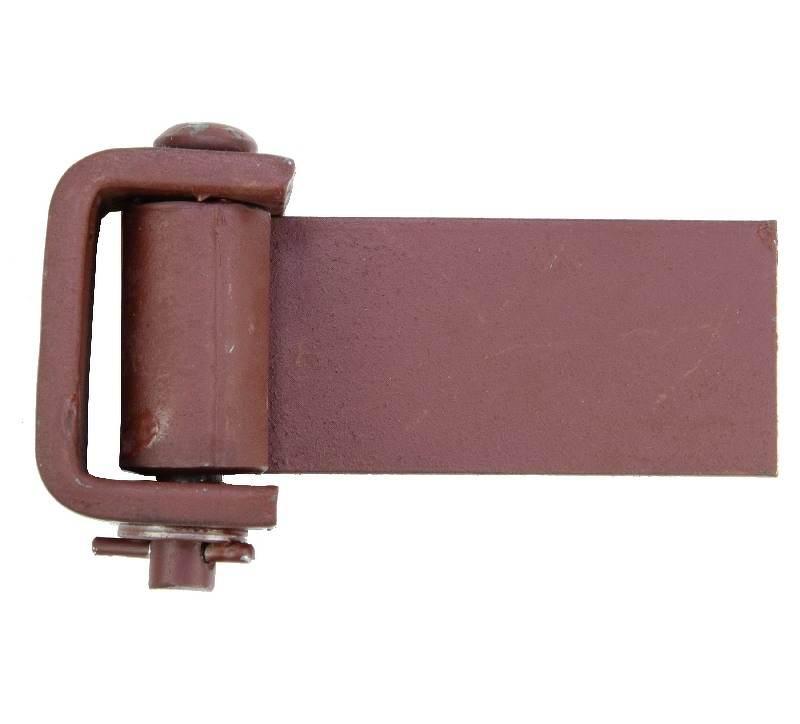 Zawias burty kompletny długość 90mm Przyczepa Rozrzutnik
