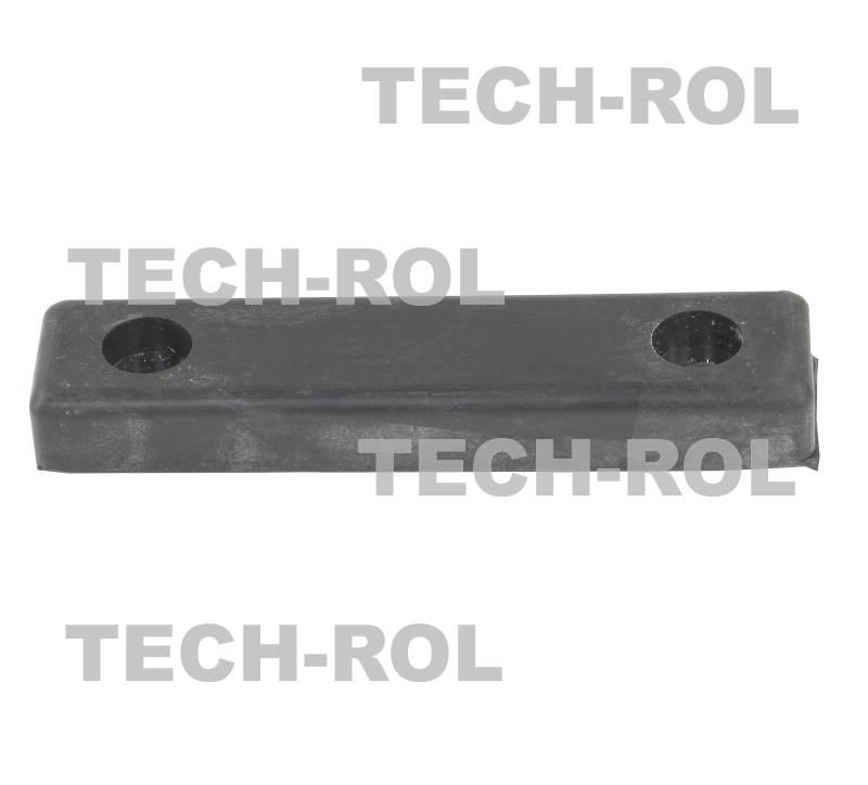 Zderzak gumowy 170x40x20 długość 170mm szerokość 40mm wysokość 4szt