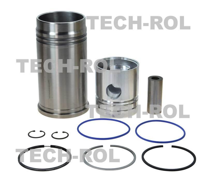 Zestaw naprawczy silnika Z7701 3 pierścieniowy tuleja fi 102 mm tłok