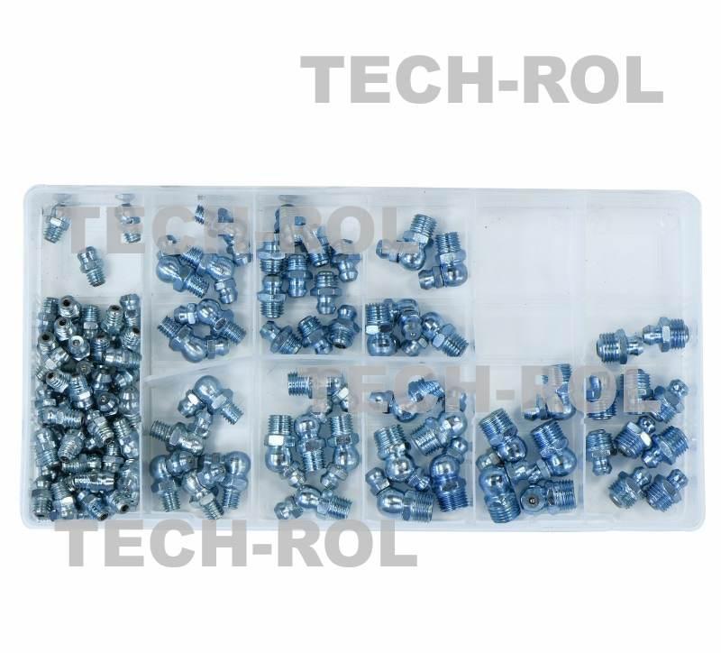 Zestaw smarowniczek 9 rozmiarów 110 elementów YT-06888 YATO