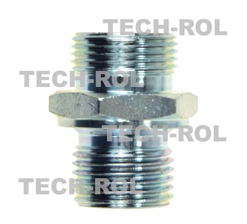 Złącze hydrauliczne gwint calowy 1/2 metryczny M20x1,5 BB1/2x20 2szt