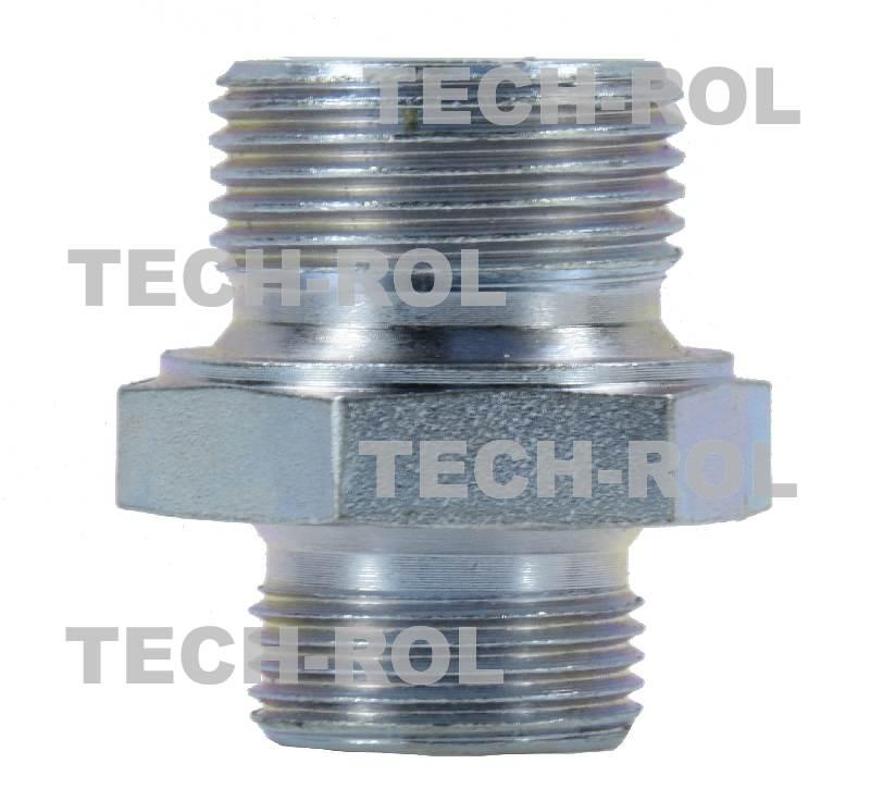 Złącze hydrauliczne gwint calowy 3/4 metryczny M22x1,5 BB3/4x22 2szt