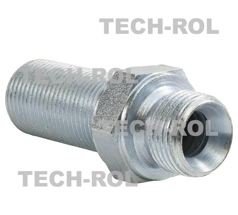 Złącze hydrauliczne gwint calowy 3/8 cala x 3/8 cala BSP długi 2szt