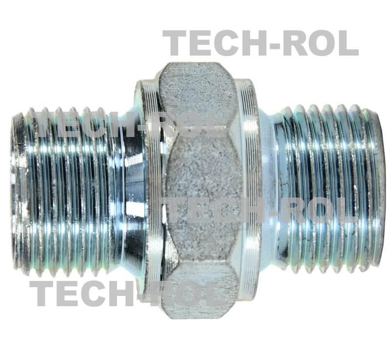 Złącze hydrauliczne gwint calowy 3/8 cala x 3/8 cala BSP BB3/8x3/8 5szt