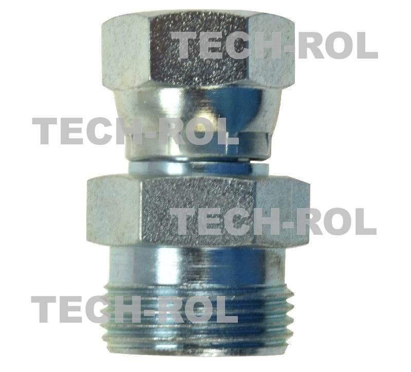 Złącze hydrauliczne proste gwint metryczny 1,5x1,5 AB16x22 Produkt 2szt