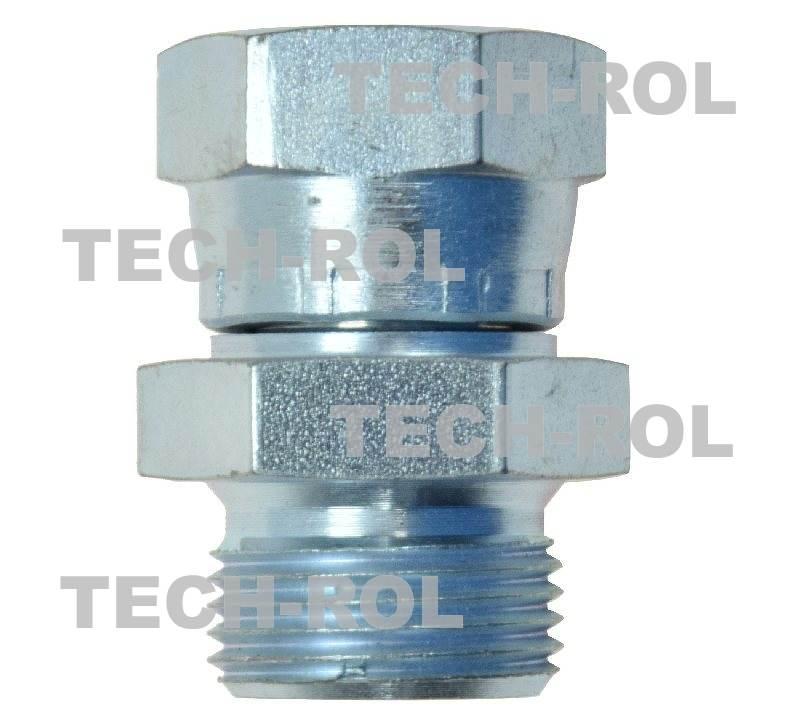 Złącze hydrauliczne proste gwint metryczny 1,5x1,5 AB18x20 APARTS 2szt