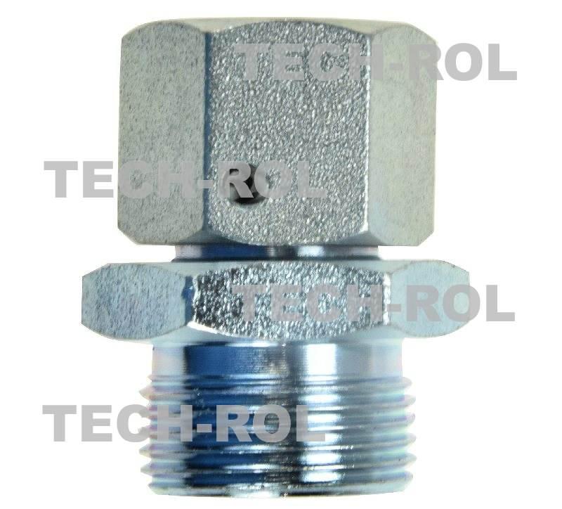 Złącze hydrauliczne proste gwint metryczny 1,5x1,5 AB18x22 APARTS 2szt