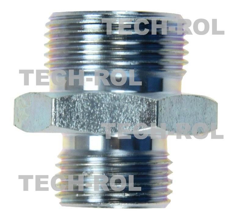 Złącze hydrauliczne proste gwint metryczny 1,5x1,5 BB18x22 APARTS 5szt