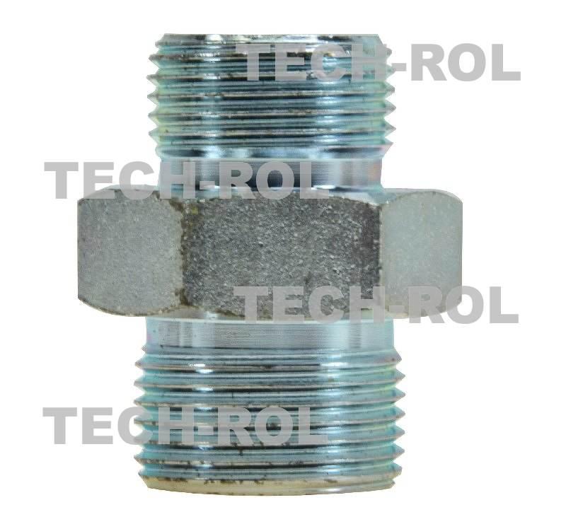 Złącze hydrauliczne proste gwint metryczny 1,5x1,5 BB20x22 APARTS 5szt