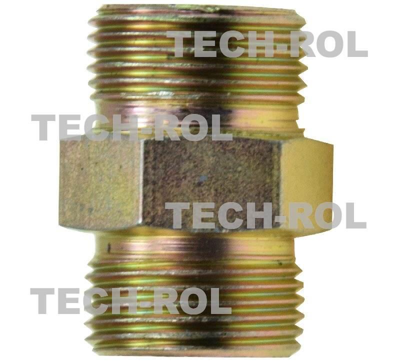 Złącze hydrauliczne proste gwint metryczny 1,5x1,5 BB22x22 APARTS 5szt