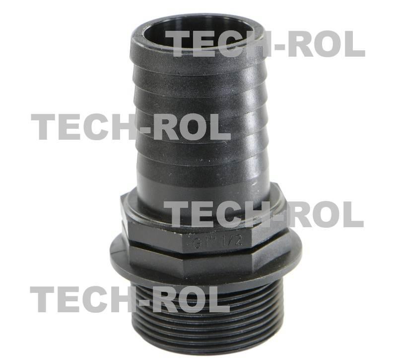 Złączka prosta z gwintem zewnętrznym 1-1/2” cala fi-40 mm Arag