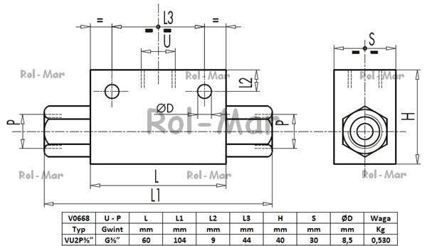 Zawór alternatywny 3/8" przepustowość 45l - zdjęcie 6