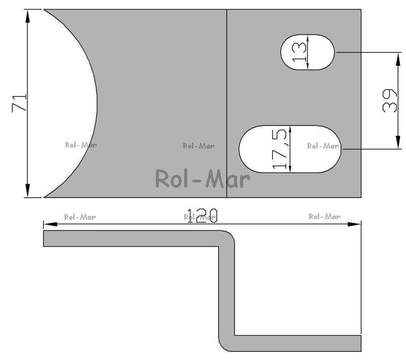 Skrobak prawy tylny fortschritt t-088 0203963880 rozrzutnik - zdjęcie 2