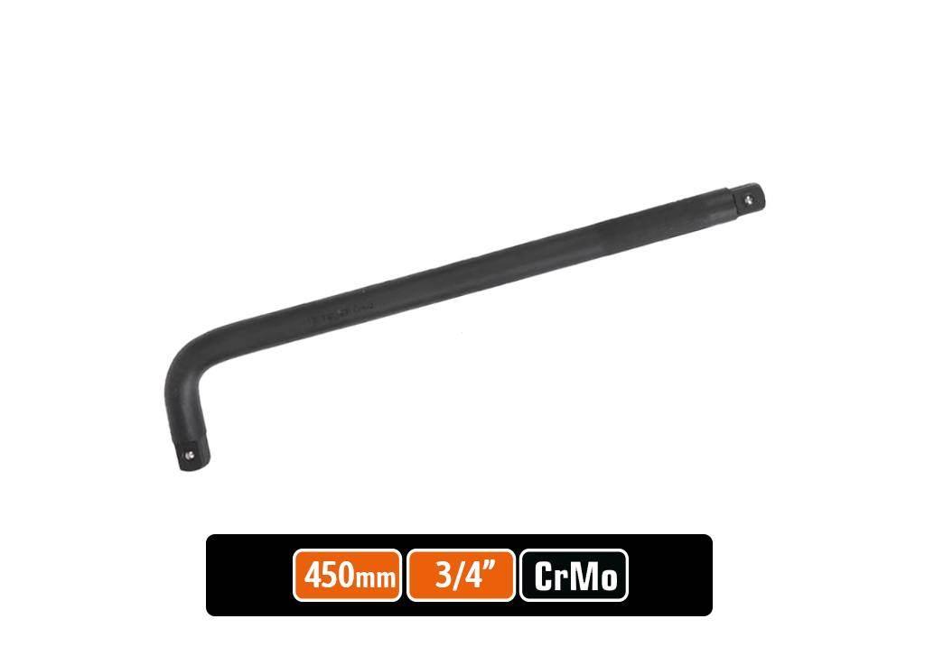 Pokrętło do nasadek typ l 3/4" 450mm kute stal cr-mo teger