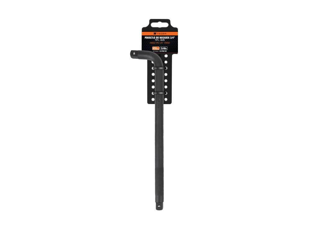 Pokrętło do nasadek typ l 3/4" 450mm kute stal cr-mo teger - zdjęcie 2