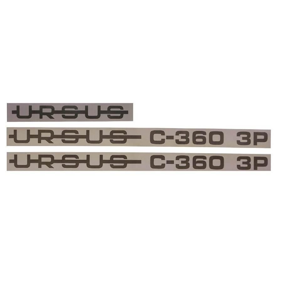 Komplet Znaków Emblematów Ursus C-360 3p