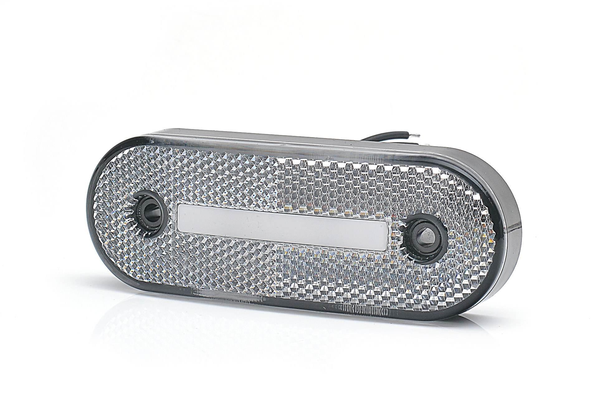 Lampa Obrysowa Pozycyjna Przednia W174 Led 12/24v Biała - zdjęcie 2