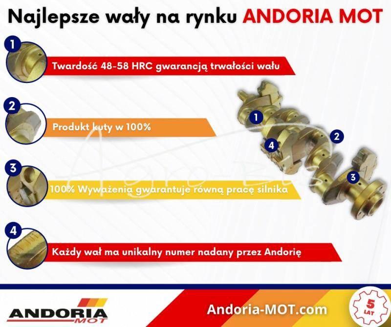Wał Korbowy 3132002k91 Ursus Mf3 Azotowany Andoria 3134001K1AM