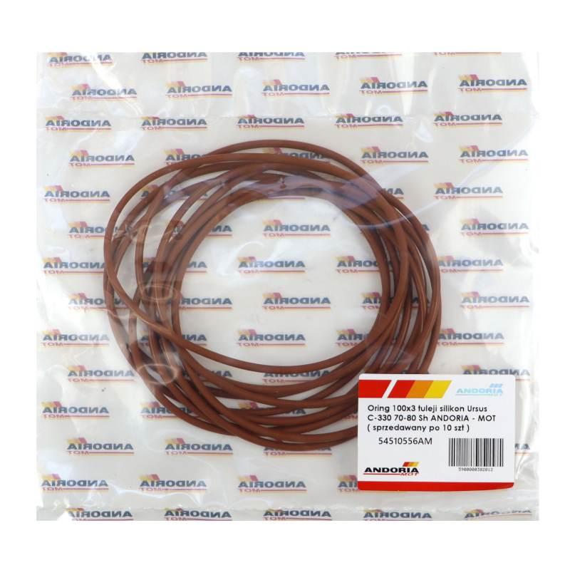 Pierścień Uszczelniający O-Ring 100x3 Oring Silikon Tulei Ursus 10szt - zdjęcie 3