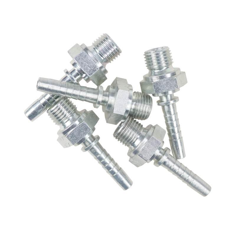 Końcówka Zakucie Hydrauliczne Agr Dn06 1/4" Bsp S14 Premium Hydral 5szt - zdjęcie 4