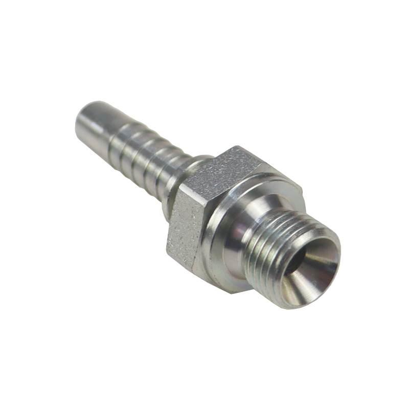 Końcówka Zakucie Hydrauliczne Agr Dn08 1/4" Bsp S17 Premium Hydral 2szt - zdjęcie 3