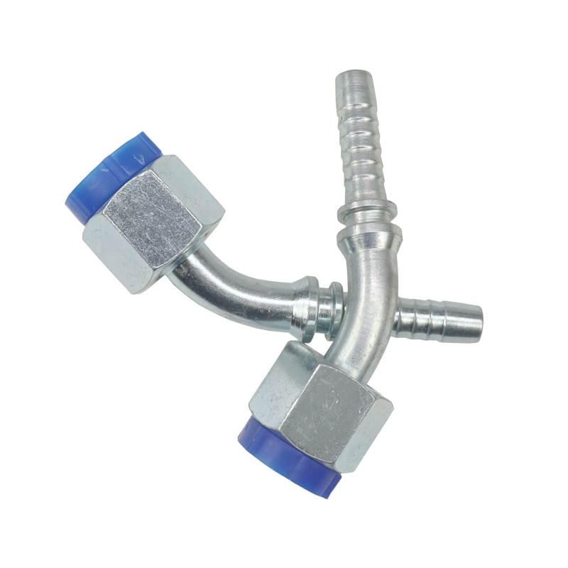 Końcówka Zakucie Hydrauliczne Dkos 45° Dn08 10s M18x1,5 Ciężka Hydral 2szt - zdjęcie 4
