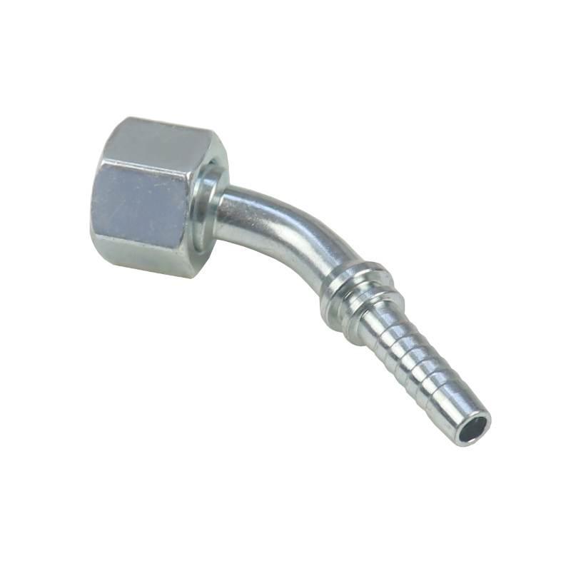 Końcówka Zakucie Hydrauliczne Dkos 45° Dn08 12s M20x1,5 Ciężka Hydral 2szt - zdjęcie 2
