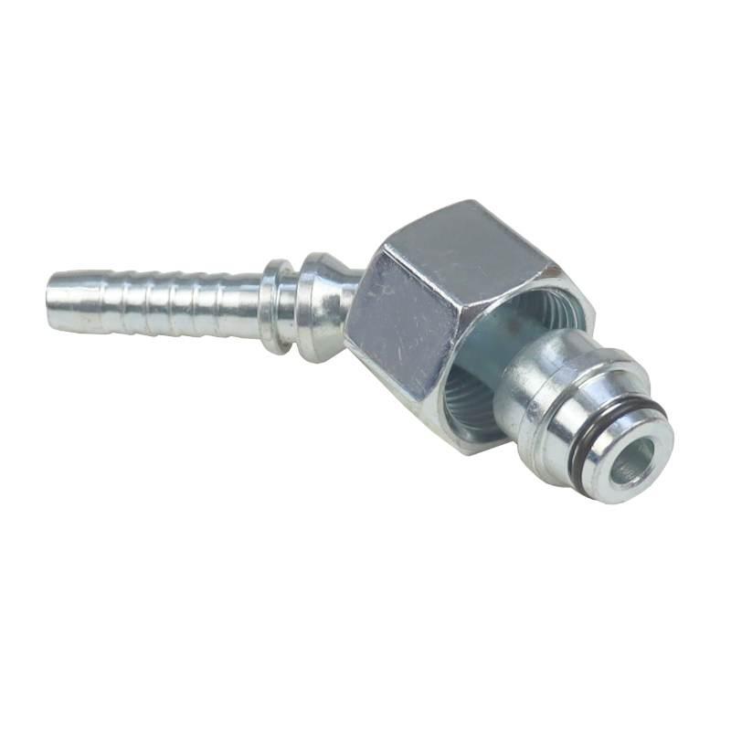 Końcówka Zakucie Hydrauliczne Dkos 45° Dn08 12s M20x1,5 Ciężka Hydral 2szt - zdjęcie 3