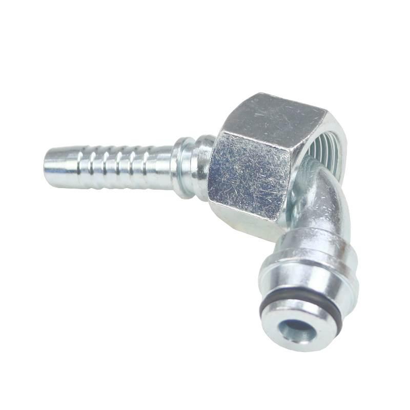 Końcówka Zakucie Hydrauliczne Dkos 90° Dn10 14s M22x1.5 Ciężka Hydral 2szt - zdjęcie 3