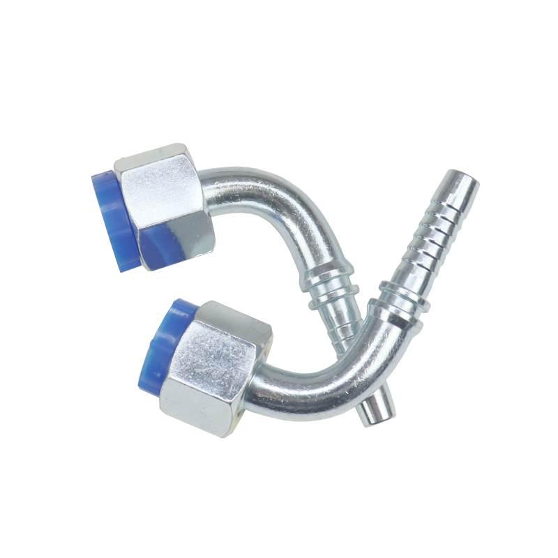 Końcówka Zakucie Hydrauliczne Dkos 90° Dn10 14s M22x1.5 Ciężka Hydral 2szt - zdjęcie 4