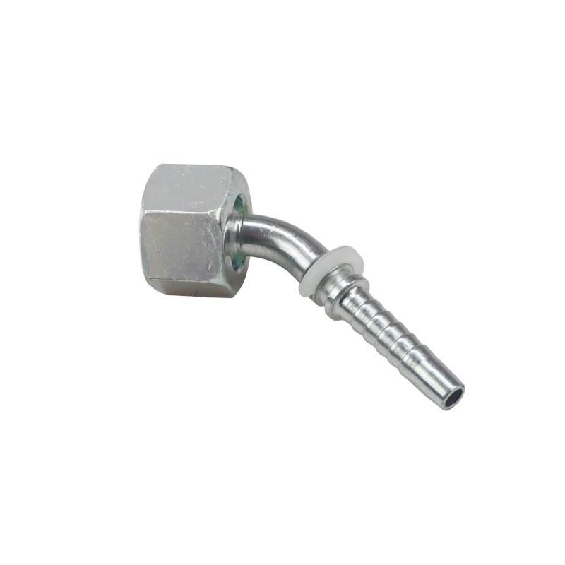 Końcówka Zakucie Hydrauliczne Dkr 45° Dn06 3/8" Premium Hydral 2szt - zdjęcie 2