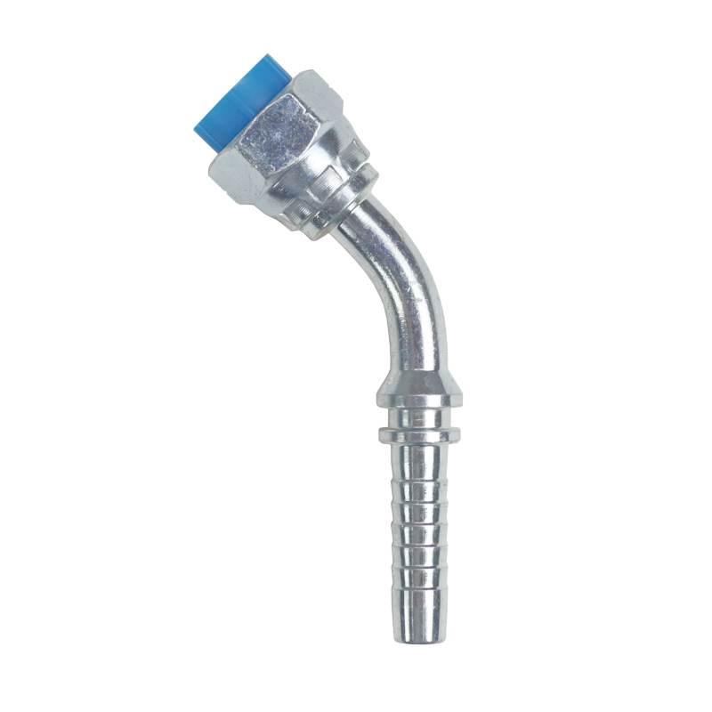 Końcówka Zakucie Hydrauliczne Dkr 45° Dn08 1/4" Hydral 2szt