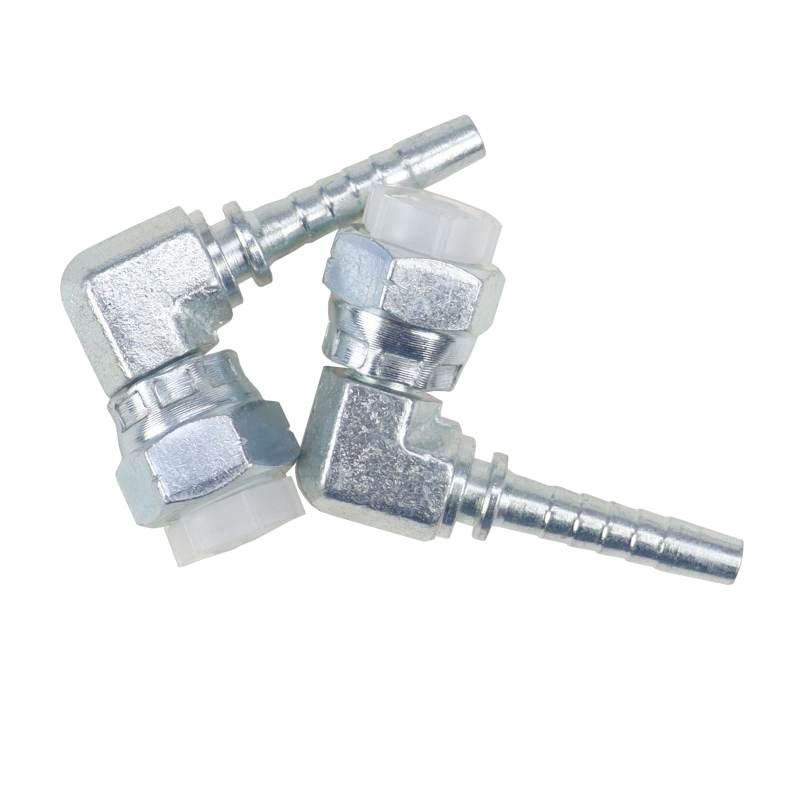 Końcówka Zakucie Hydrauliczne Dkr 90° Dn06 1/4" Kompaktowa Kuta 2szt - zdjęcie 4