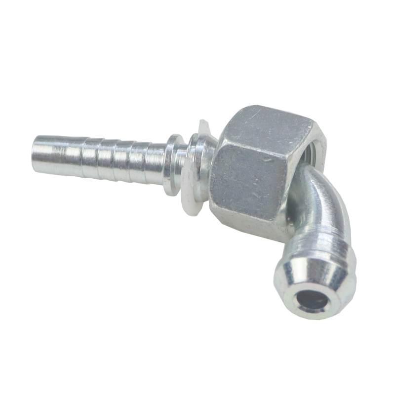 Końcówka Zakucie Hydrauliczne Dkr 90° Dn08 3/8" Premium Hydral 2szt - zdjęcie 3