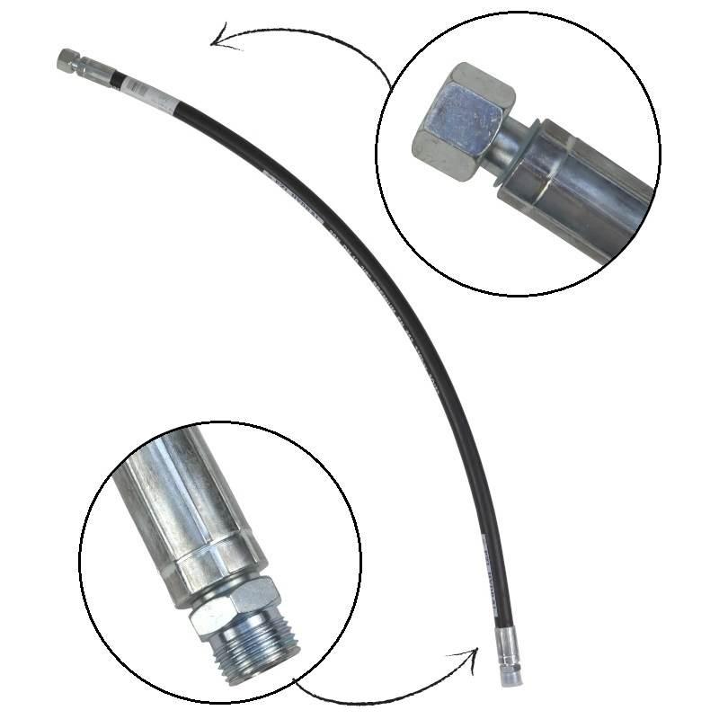Przewód Hydrauliczny Gwint M18x1,5 Proste Dkol Cel L-830mm Dn10-2sn Pzl - zdjęcie 2