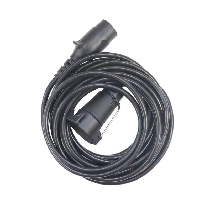 Przewód Kabel Podłączeniowy Wtyczka Obtrysk Gniazdo 7 Gniazdo Podwieszane